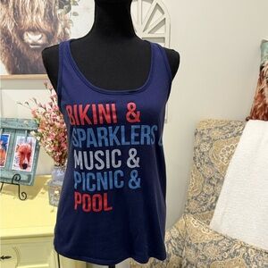 Alya Deep Blue Cotton Blend Top